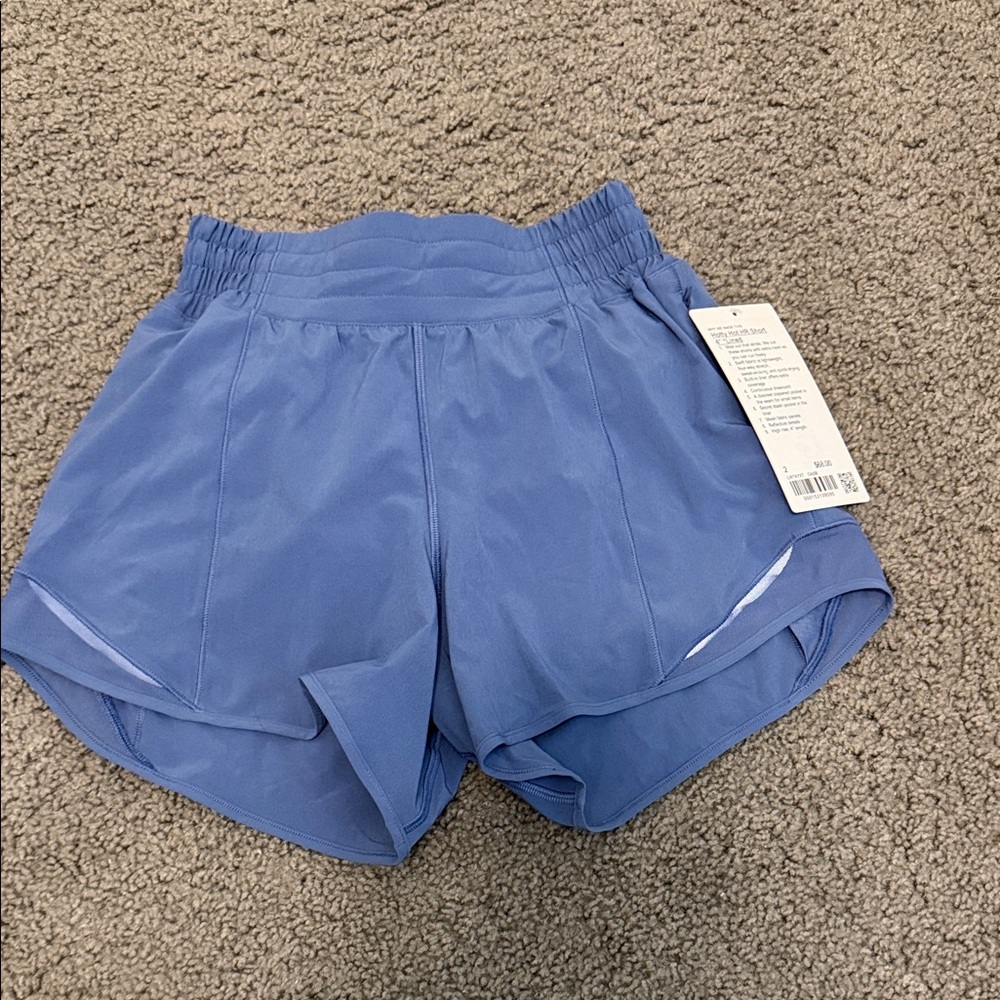 lululemon athletica Light Blue Athletic Shorts